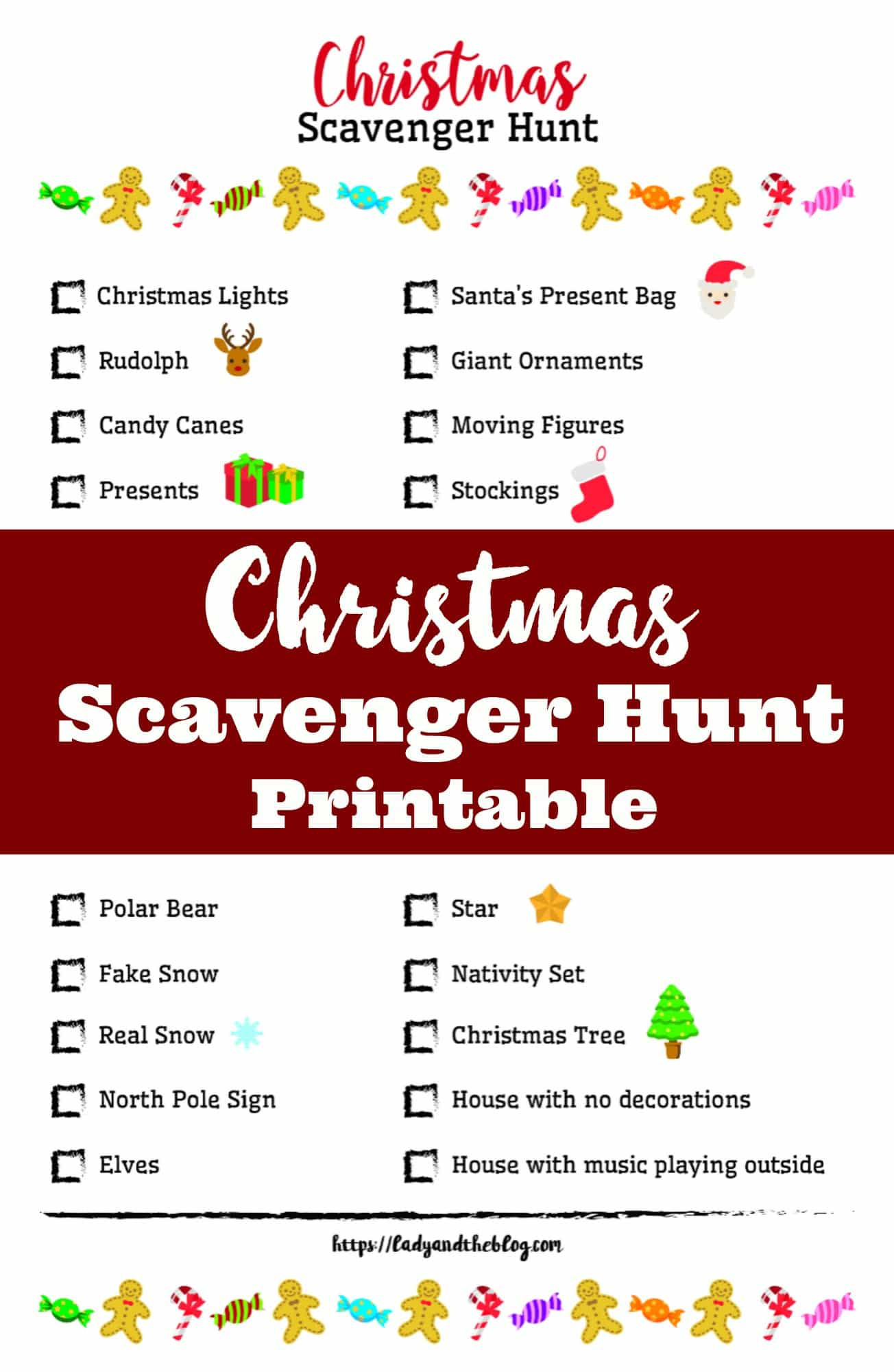 Christmas Party Scavenger Hunt Ideas
 Christmas Scavenger Hunt Ideas Free Printables For The