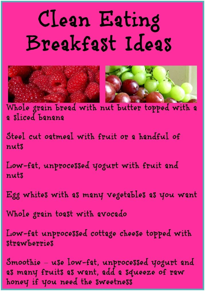Clean Eating Breakfast Ideas
 240 best images about Clean Eating 101 on Pinterest