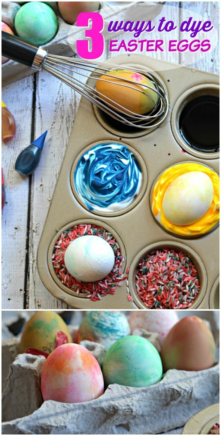 Coloring Easter Egg Ideas
 3 Ways to Dye Easter Eggs with Toddlers and Preschoolers