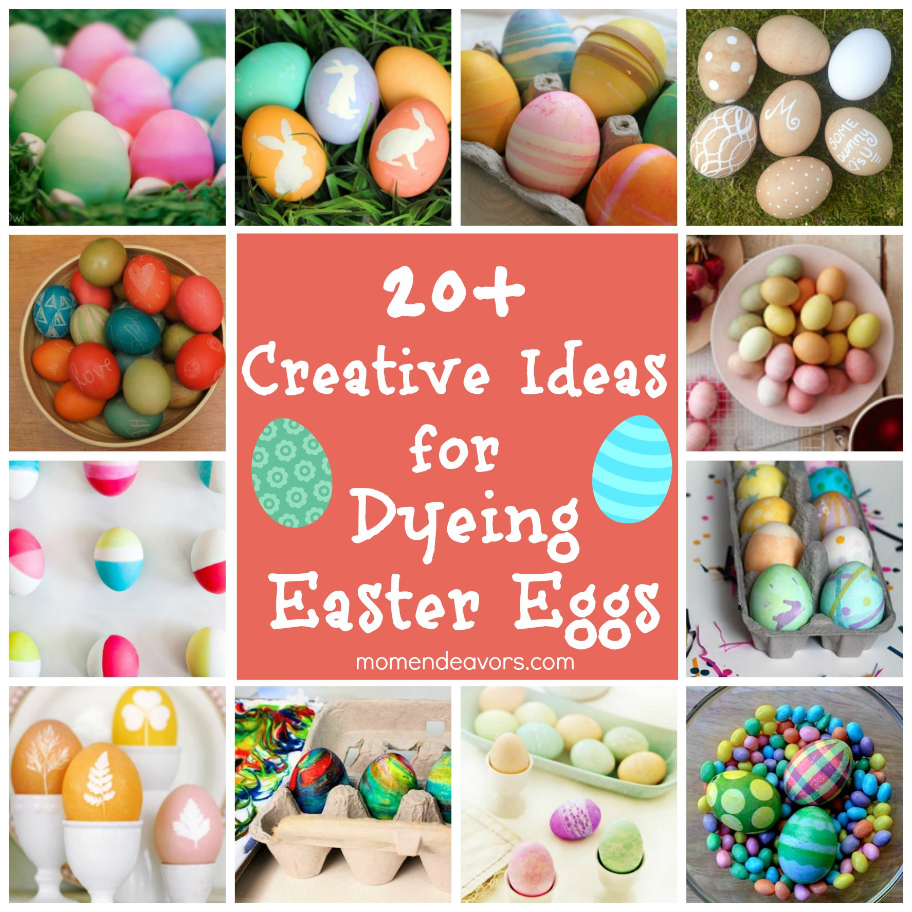 Coloring Easter Egg Ideas
 Dyeing Easter Eggs – 20 Creative Ideas