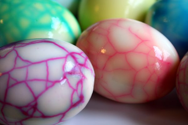 Coloring Easter Egg Ideas
 Coloring and decorating Easter eggs Sweet Tidings