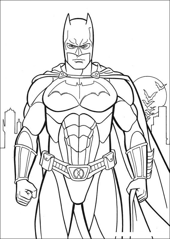 Coloring Sheets For Boys
 Batman coloring page