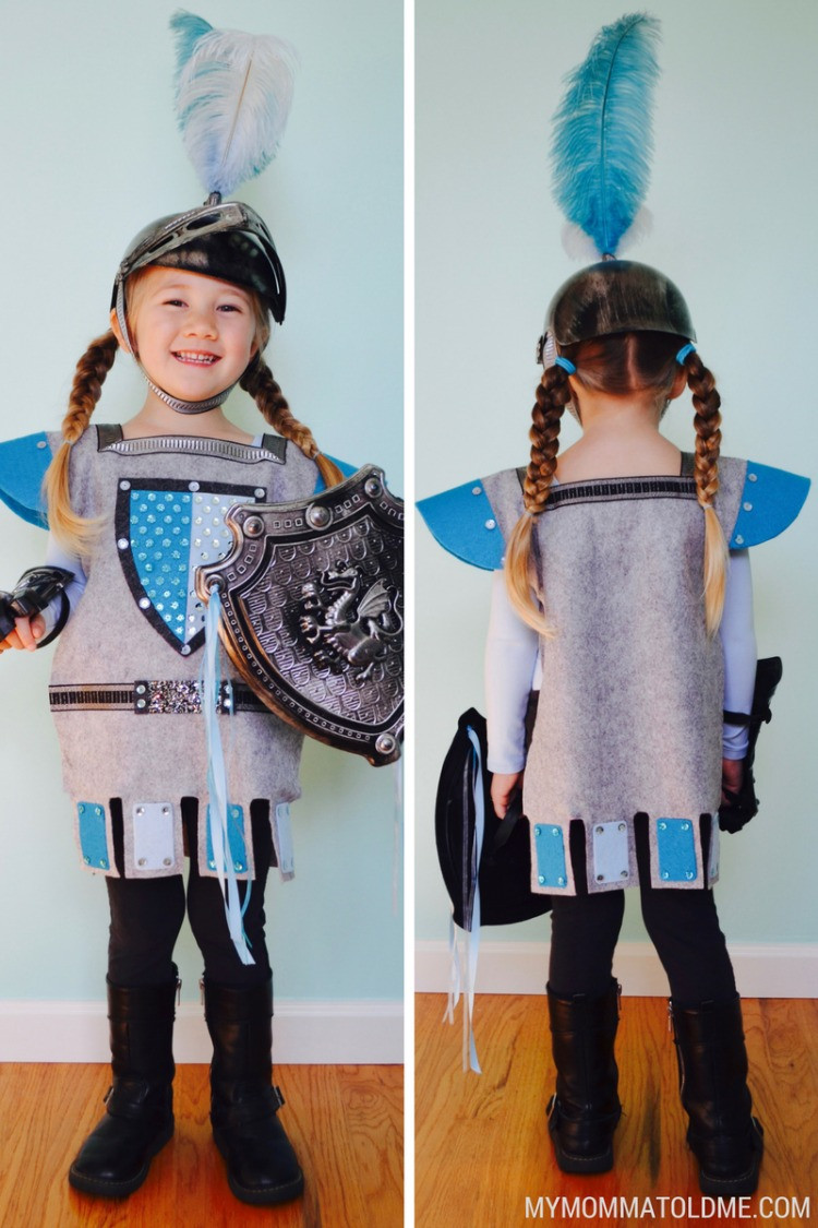 Cool DIY Halloween Costumes
 Felt Knight Costume