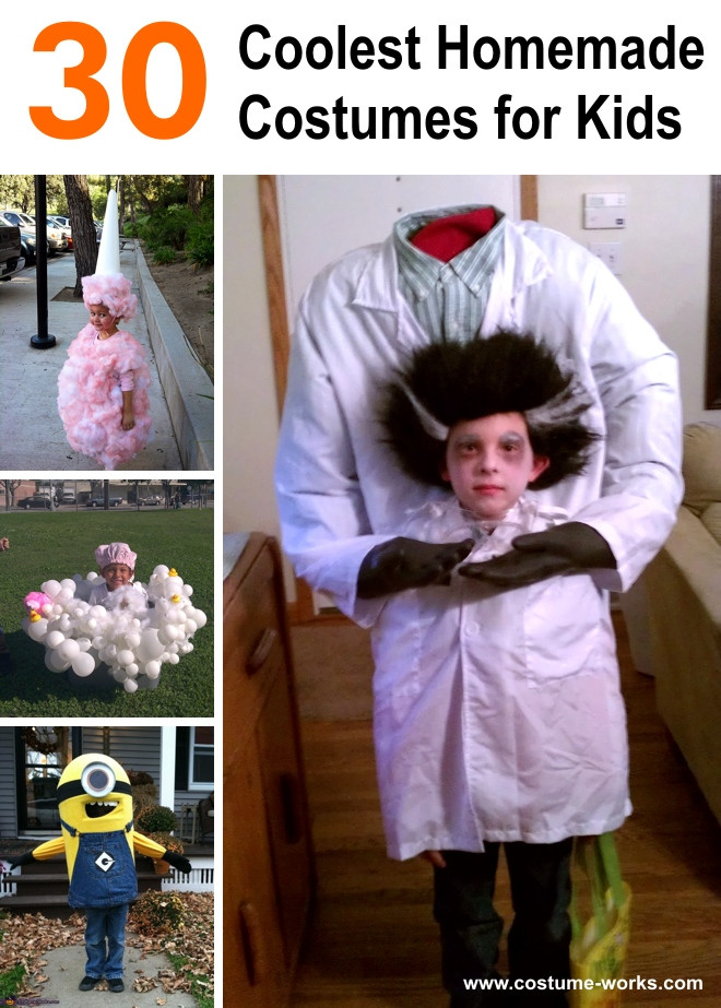 Cool DIY Halloween Costumes
 30 Coolest Homemade Costumes for Kids