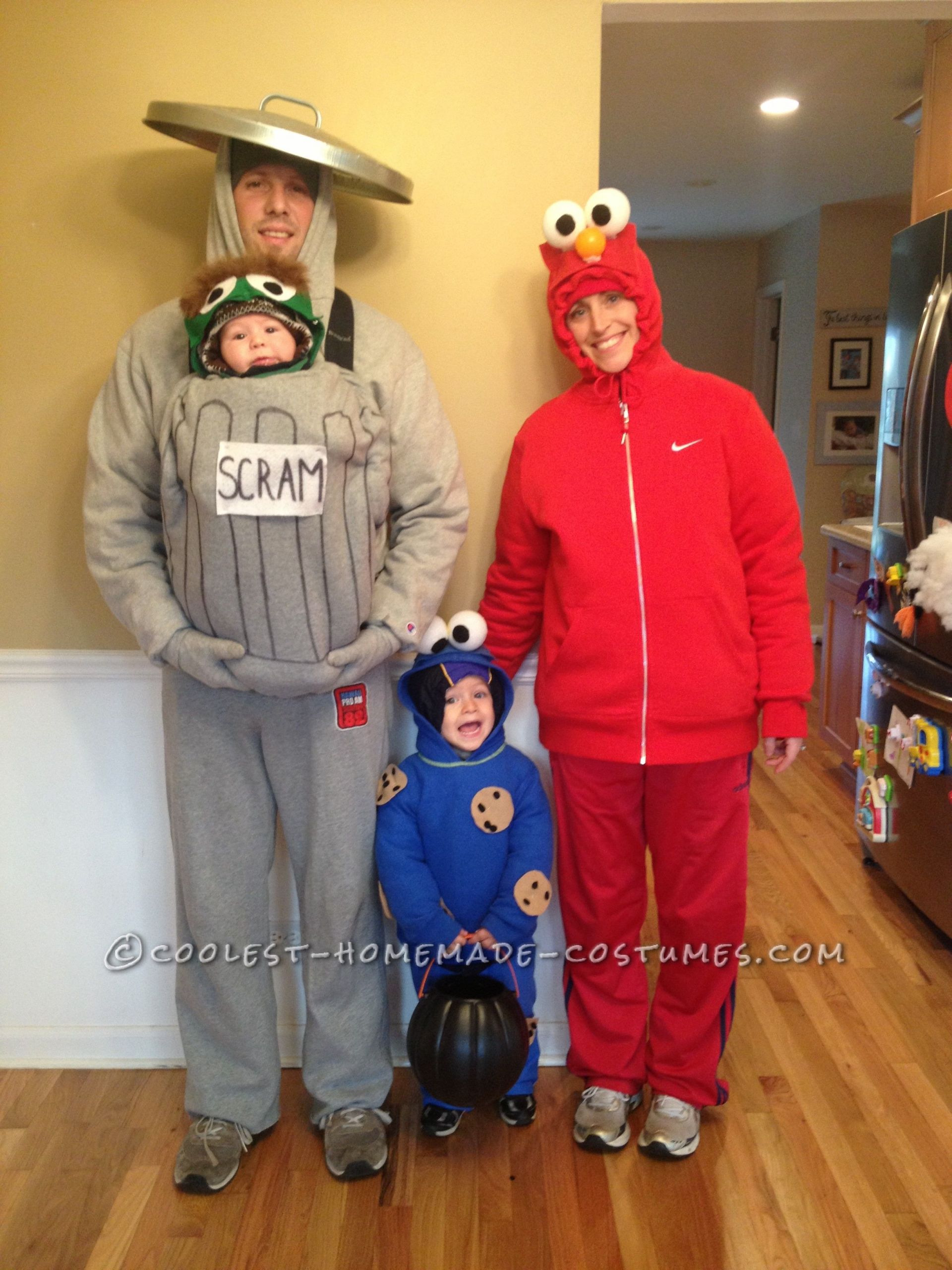 Cool DIY Halloween Costumes
 Cool Homemade Sesame Street Family Costumes