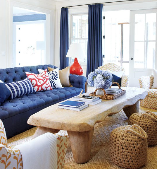 Coral Living Room Decor
 Navy and Coral Living Room Decorchick
