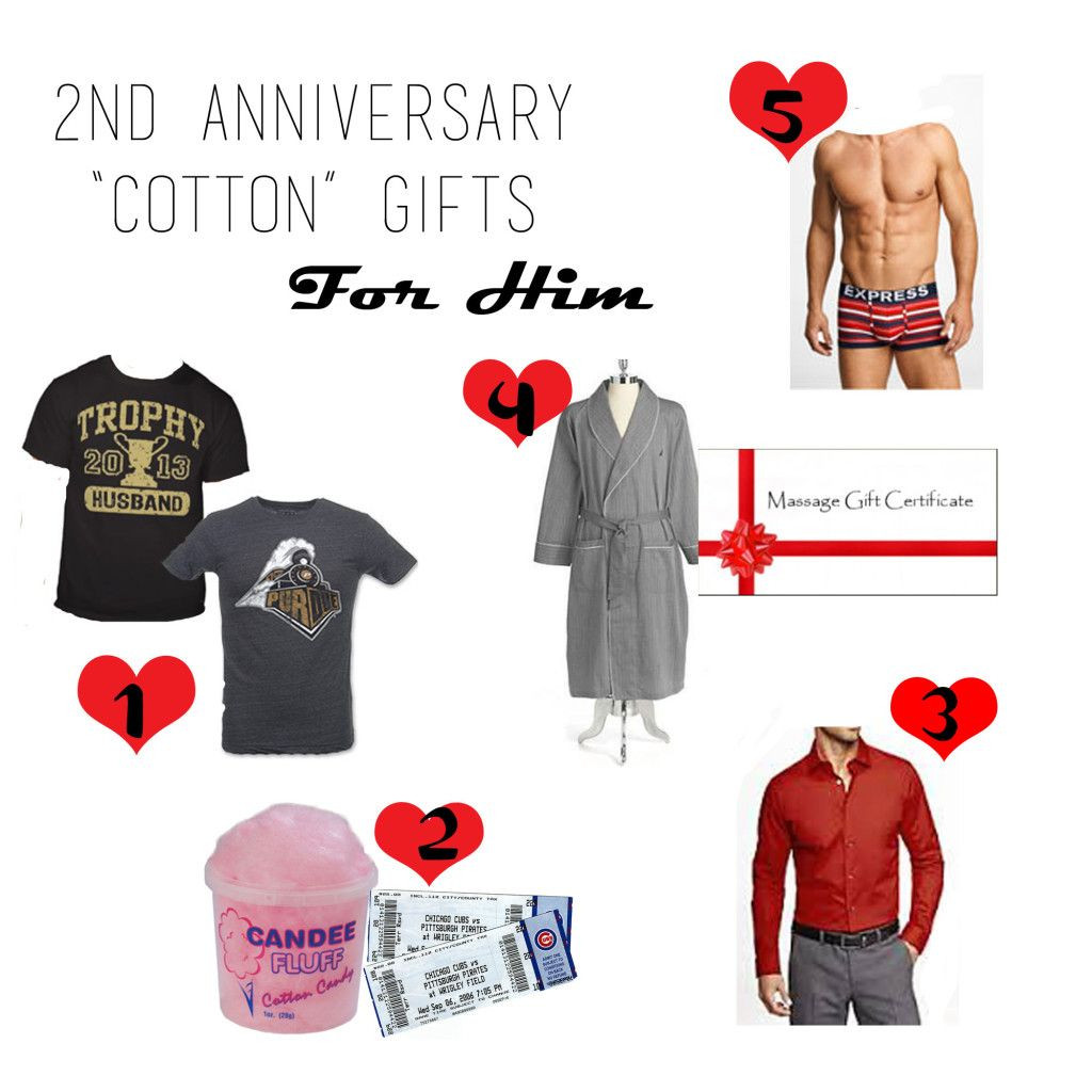 Cotton Anniversary Gift Ideas For Him
 2nd Anniversary "Cotton" Gift Guide For Him love the