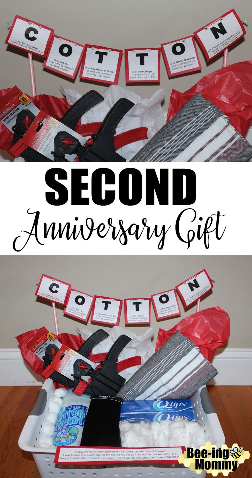 Cotton Anniversary Gift Ideas For Him
 Cotton Anniversary Gift Basket plus several more t