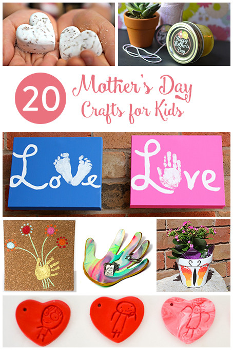 Crafts For Mother's Day
 20 Mother s Day Crafts for Kids • The Inspired Home