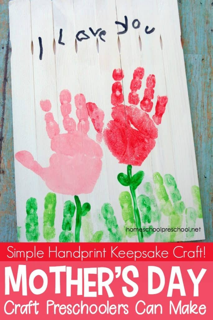 Crafts For Mother's Day
 Precious Handprint Mother s Day Craft for Kids to Make