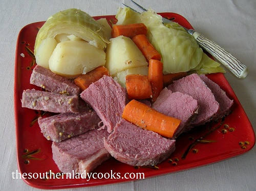 Crock Pot Corned Beef And Cabbage Recipe
 CROCKPOT CORNED BEEF AND CABBAGE The Southern Lady Cooks