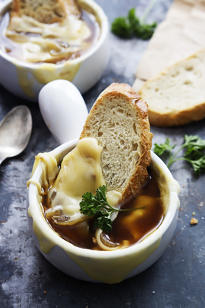 Crockpot French Onion Soup
 Slow Cooker French ion Soup