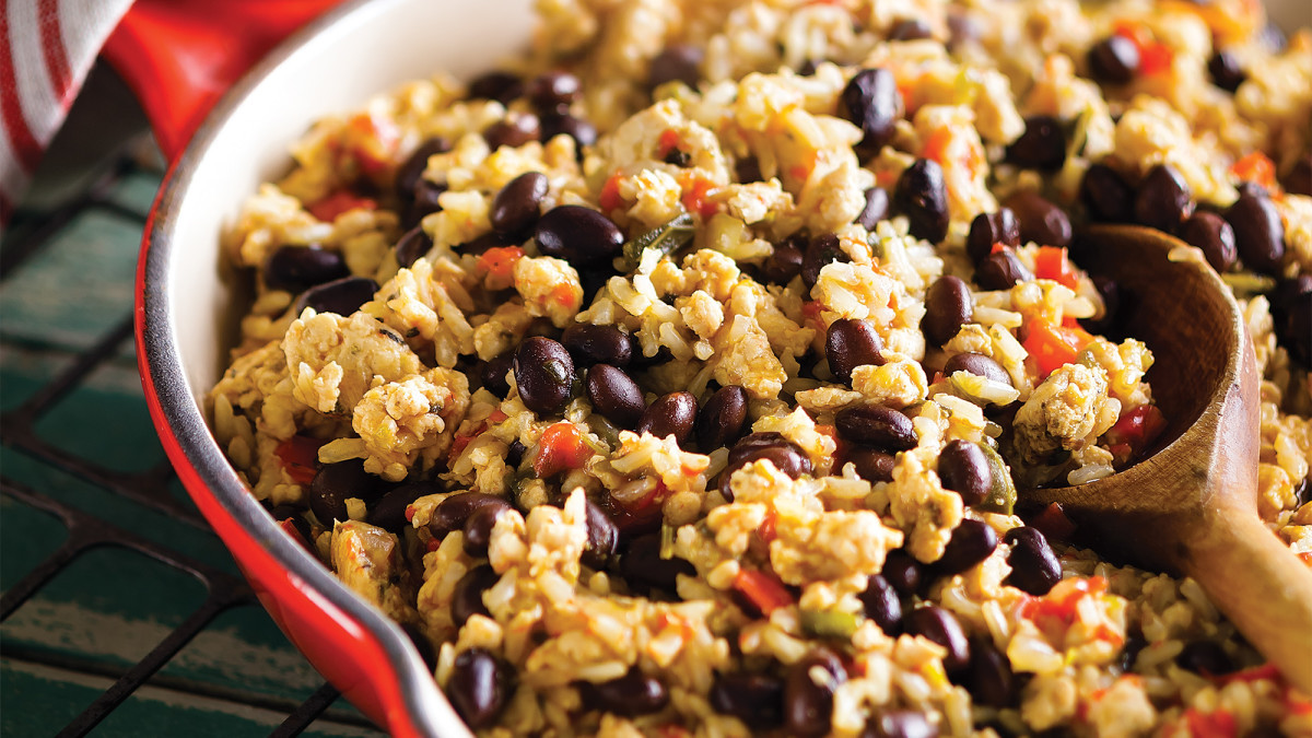 Cuban Rice And Beans Recipe
 Rice and Beans with Turkey Recipe