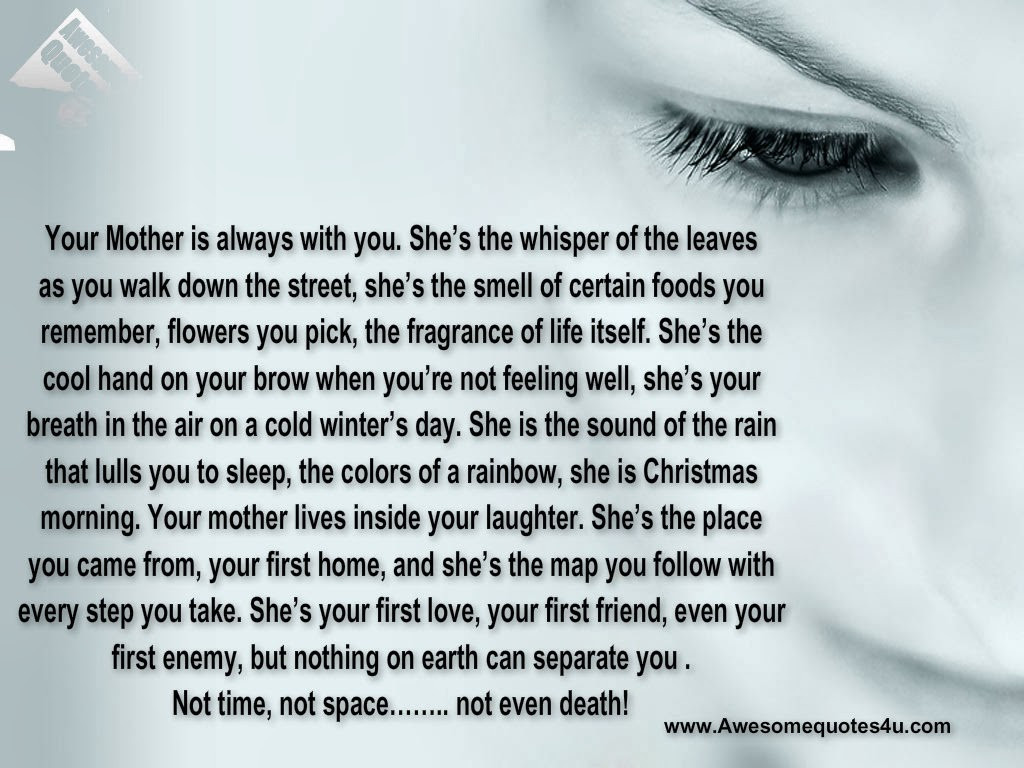 Death Of Mother Quotes
 Remembering A Mothers Death Quotes QuotesGram