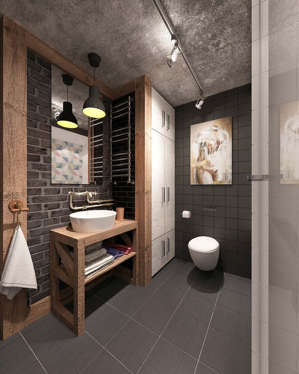 Design A Bathroom
 51 Industrial Style Bathrooms Plus Ideas & Accessories You