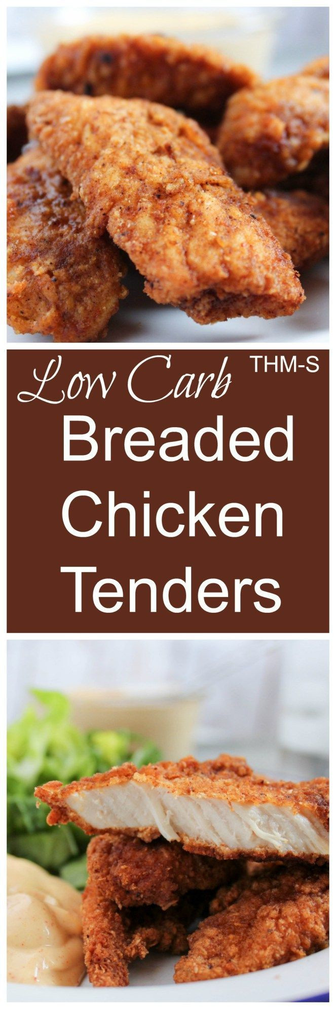 Diabetic Fried Chicken
 Restaurant Style Breaded Chicken Tenders Low Carb THM S