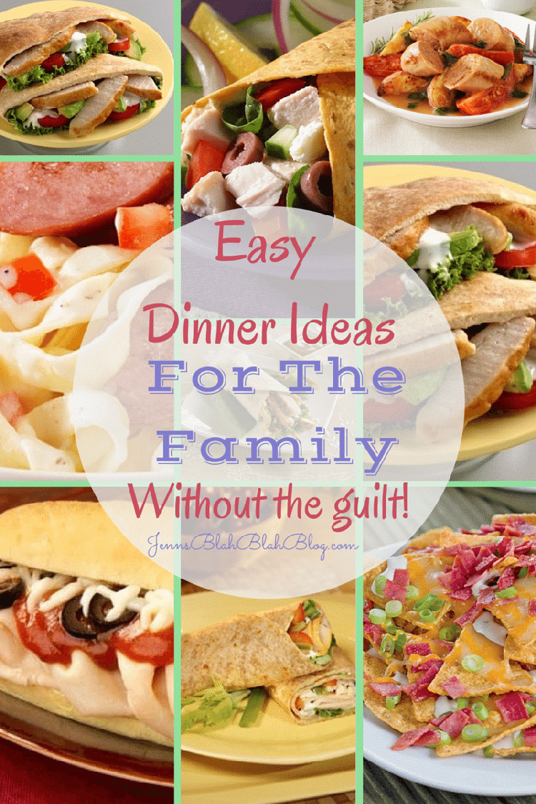 Dinner Ideas For The Family
 Easy Dinner Ideas For The Family that are Guilt Free