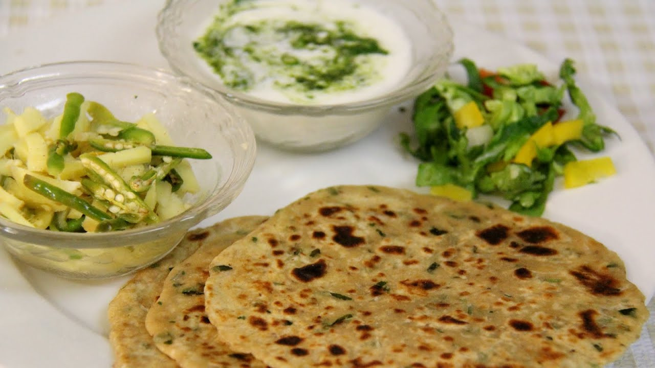 Dinner Ideas Indian Veg
 Mooli Paratha Recipe Indian Ve arian Dinner & Lunch