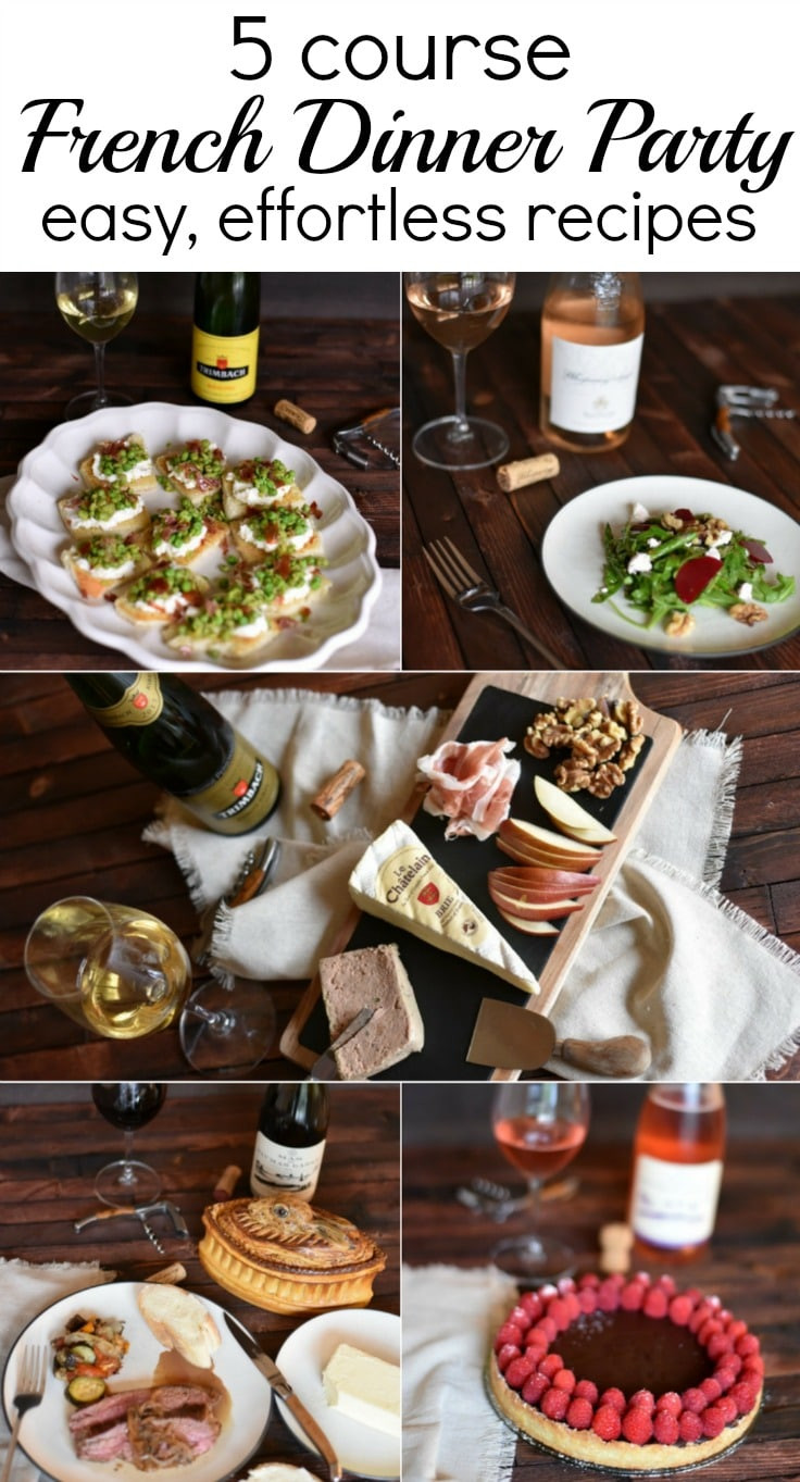 Dinner Party Recipes
 How to host an EASY 5 Course French Dinner Party The