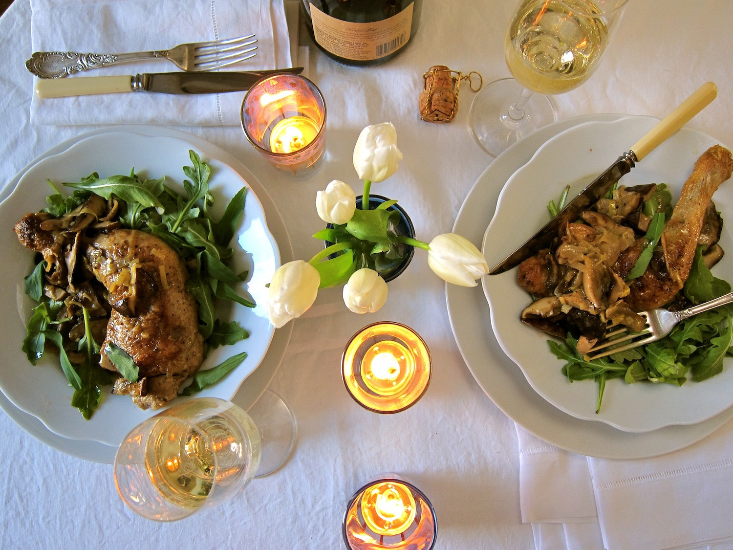 Dinners For Two
 Valentine’s Day Dinner for Two Recipes and Table Styling