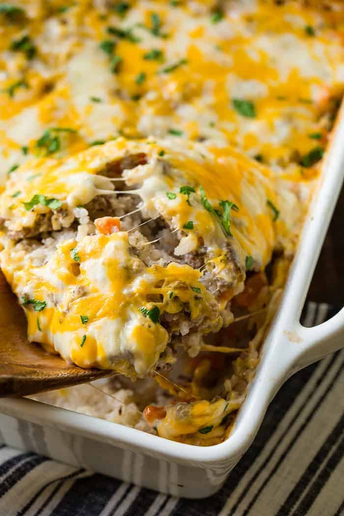 Dinners Ideas With Hamburger Meat
 Make This Chicken Bacon Ranch Casserole Ahead Time