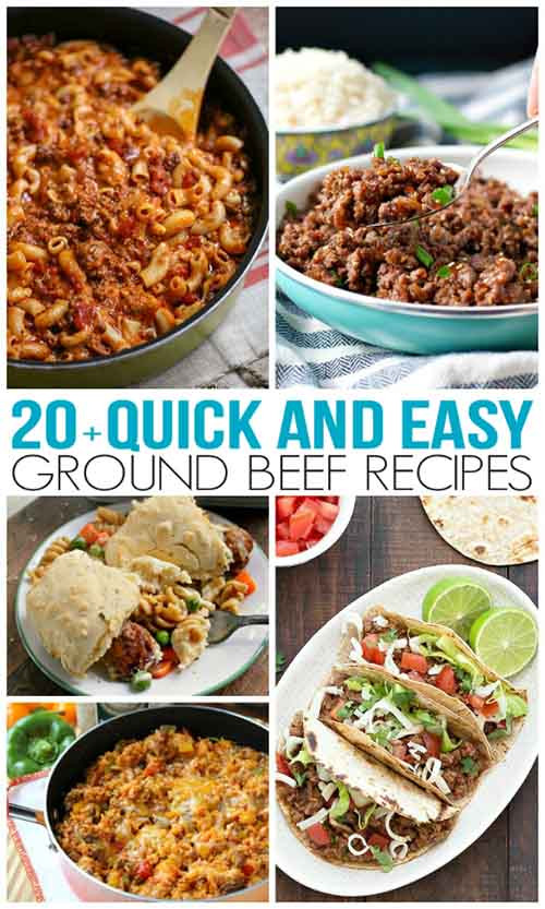 Dinners Ideas With Hamburger Meat
 Quick and Easy Ground Beef Recipes