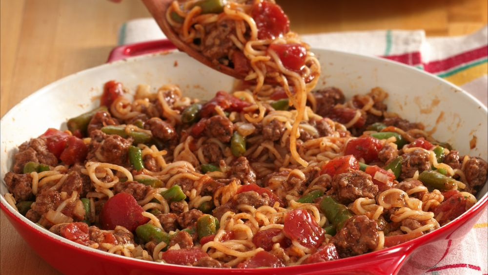 Dinners Ideas With Hamburger Meat
 Easy Beef and Noodle Dinner recipe from Pillsbury