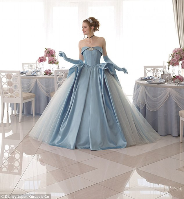 Disney Inspired Wedding Gowns
 Disney inspired gowns let brides be e princess for day