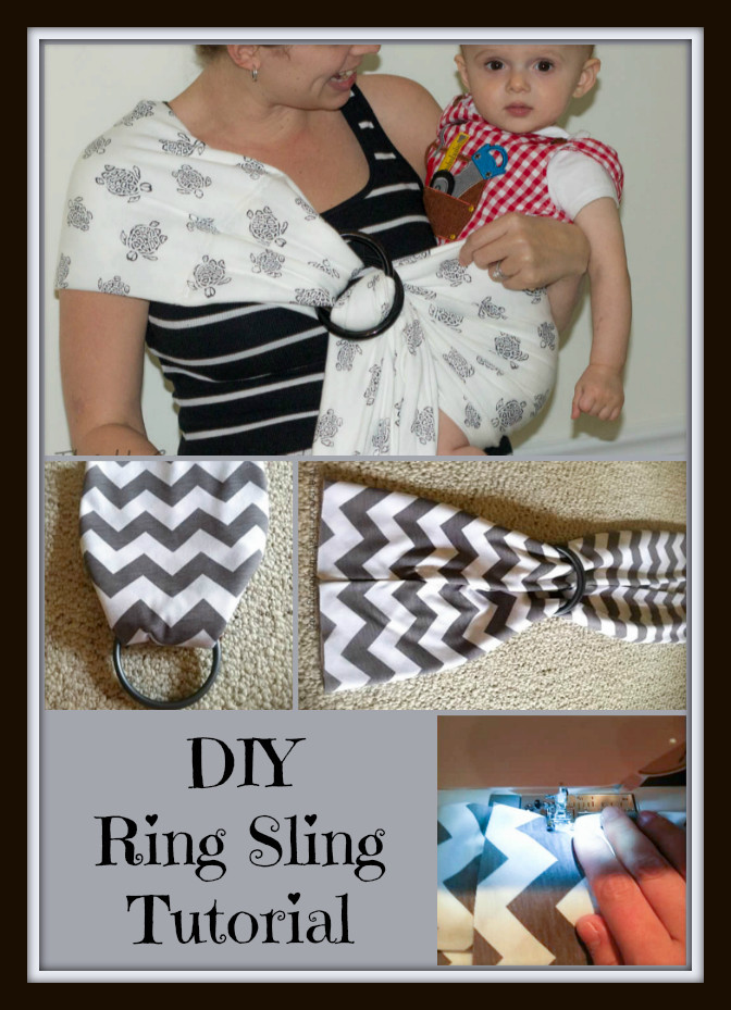 DIY Baby Sling Carrier
 DIY Ring Sling Tutorial The Un Coordinated Mommy