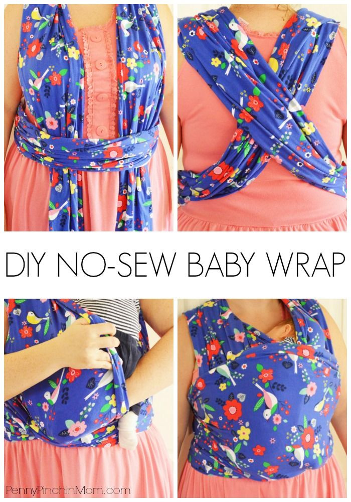 DIY Baby Sling Carrier
 How to Make Your Own No Sew Moby Wrap
