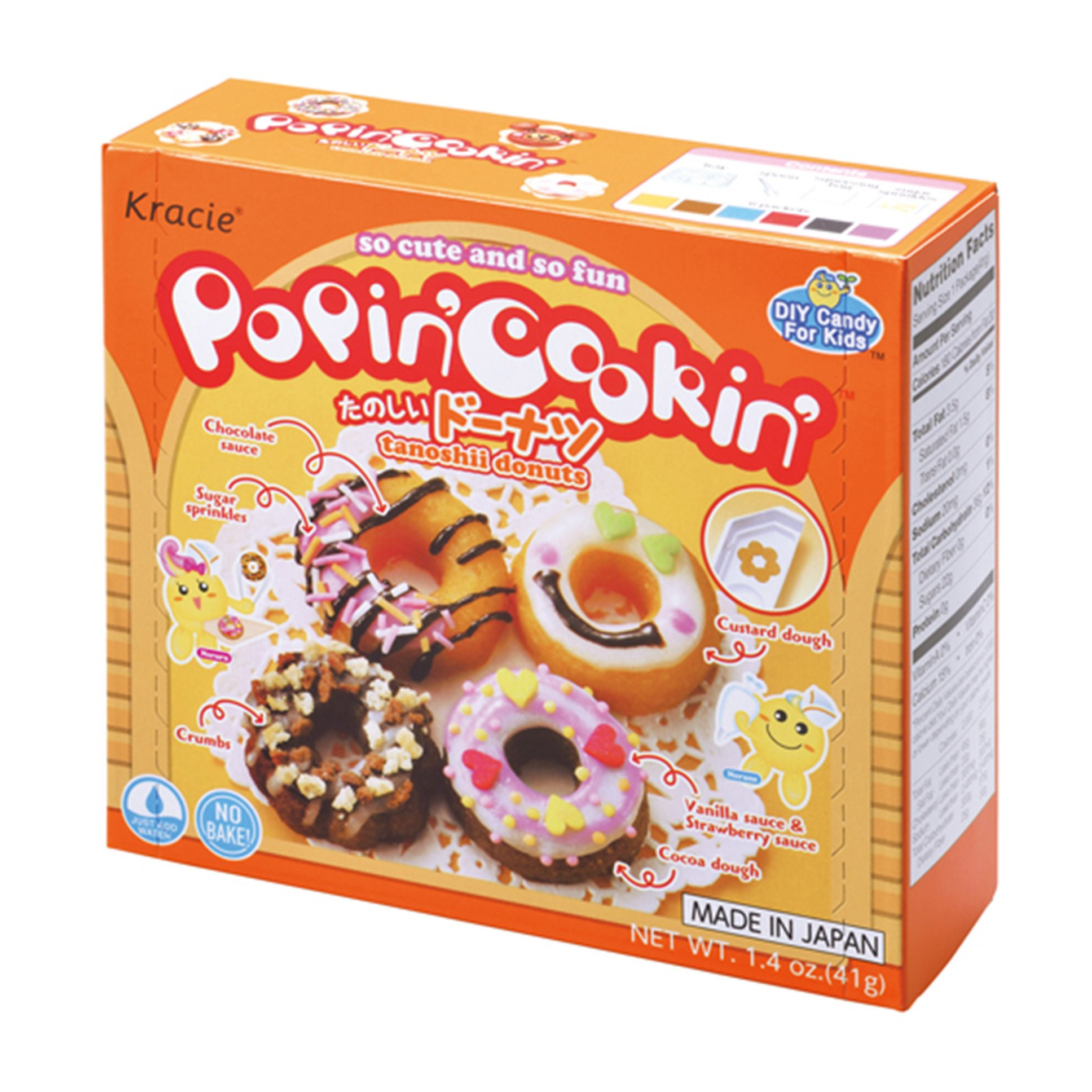 DIY Candy Kits
 Popin Cookin Tanoshii Donuts DIY Candy Kit for Kids