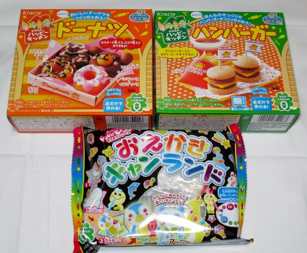 DIY Candy Kits
 Kracie Happy kitchen Popin cookin Japanese candy DIY