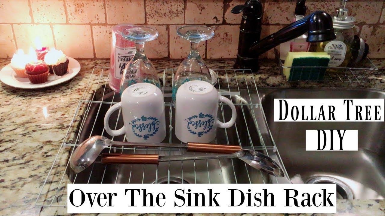 DIY Dish Rack
 DIY Dollar Tree Over The Sink Dish Rack