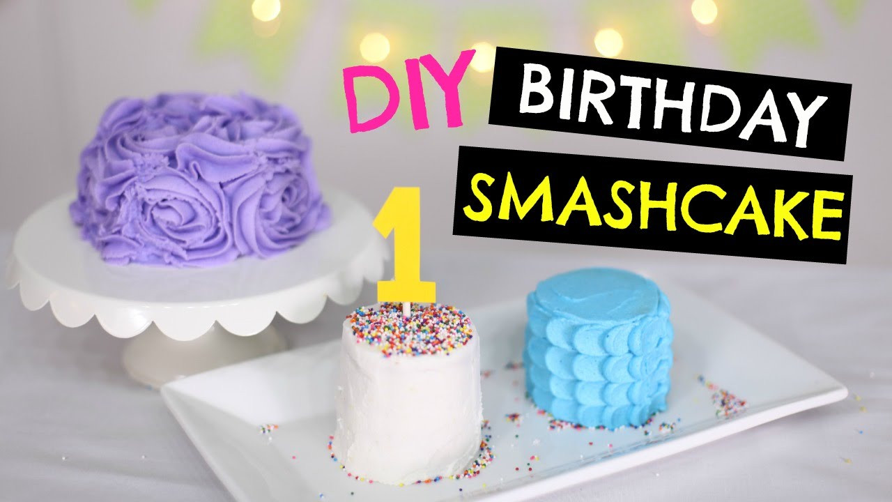 DIY First Birthday Gifts
 DIY 1st Birthday SMASH Cake for BABY 3 Ways to DECORATE