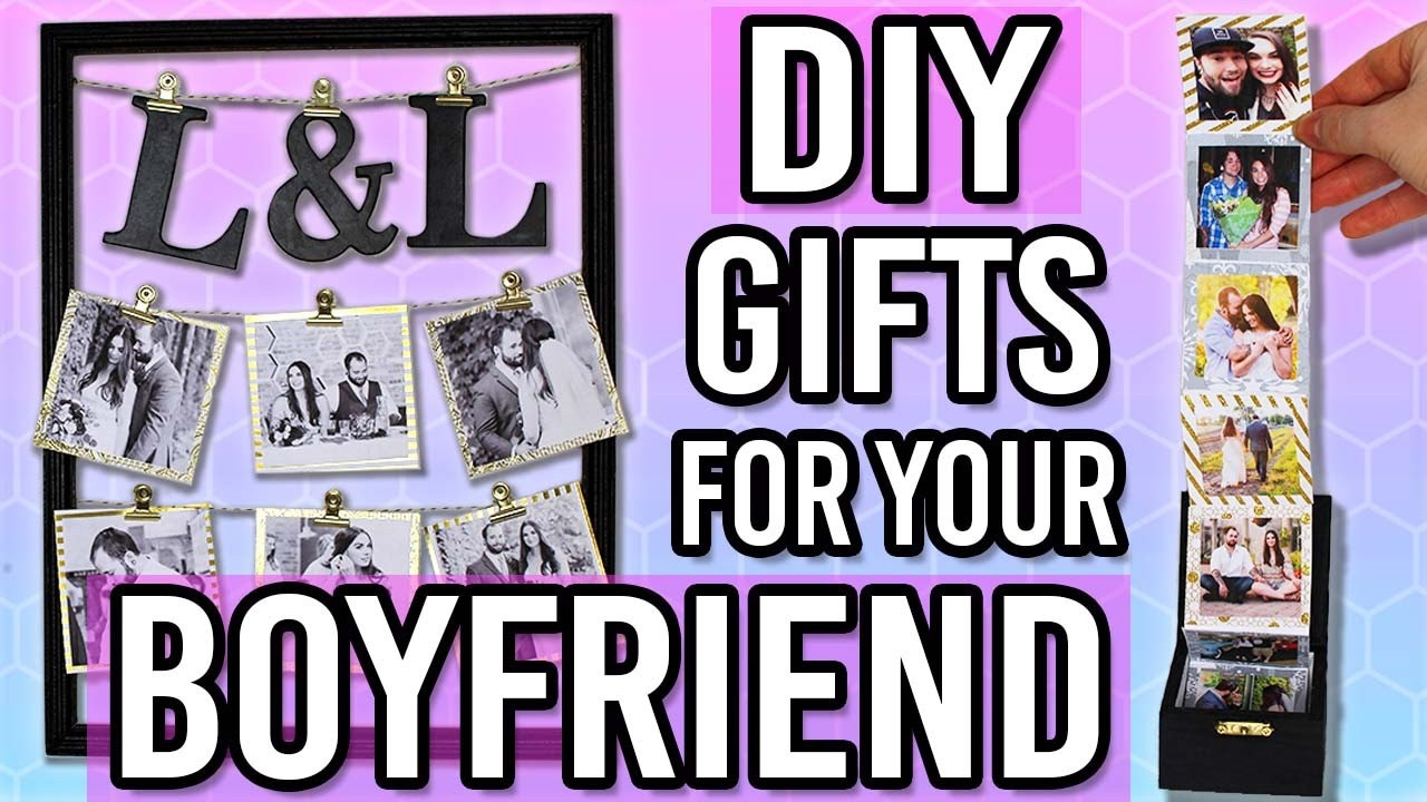 DIY Gift For Boyfriend
 DIY GIFT IDEAS FOR YOUR BOYFRIEND HUSBAND Thoughtful DIY