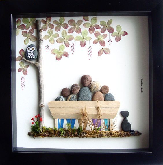 DIY Gifts For Artists
 Family Pebble Art