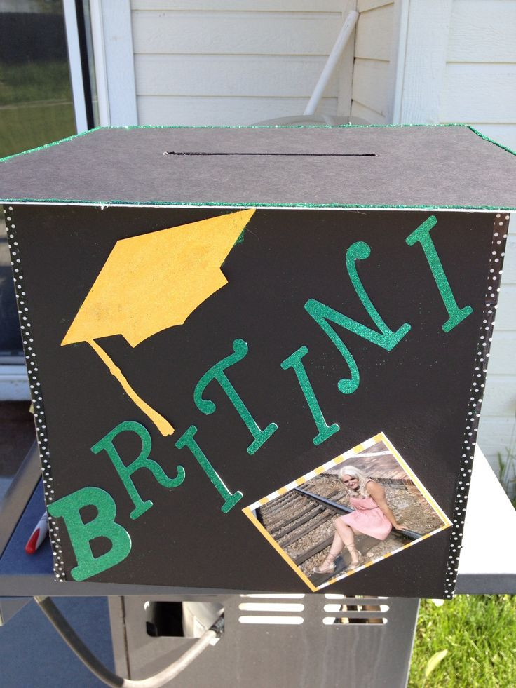 DIY Graduation Card Boxes
 DIY graduation card box