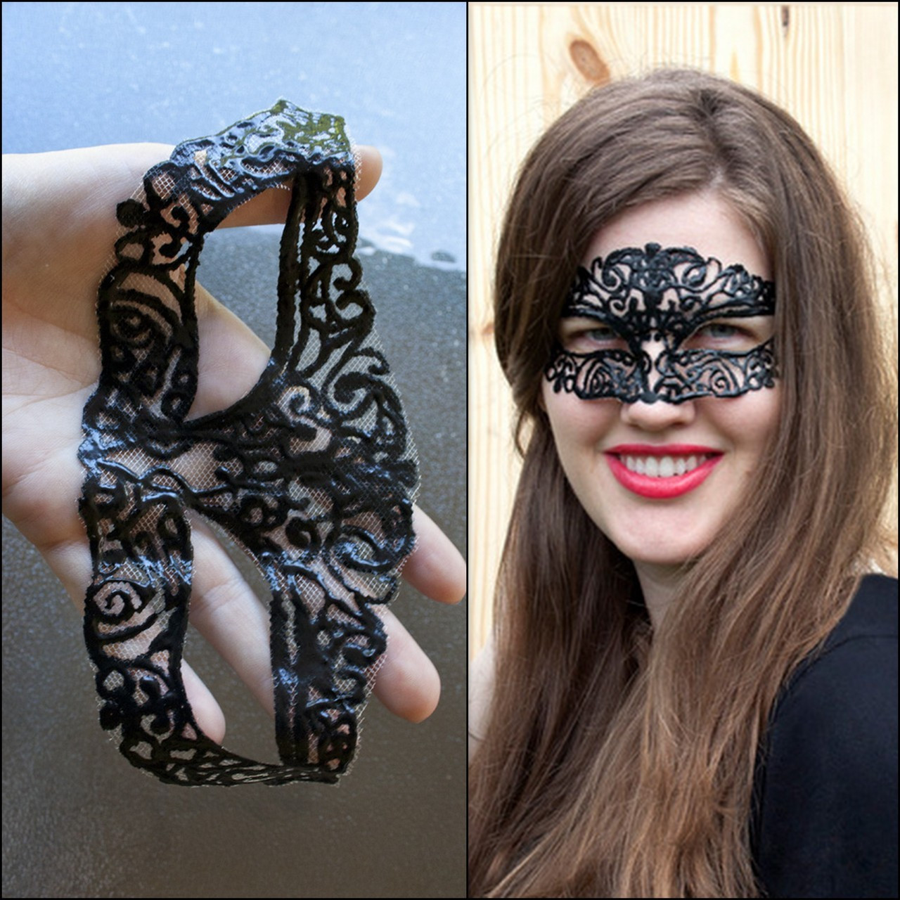 DIY Lace Mask
 True Blue Me & You DIYs for Creatives • DIY Masquerade