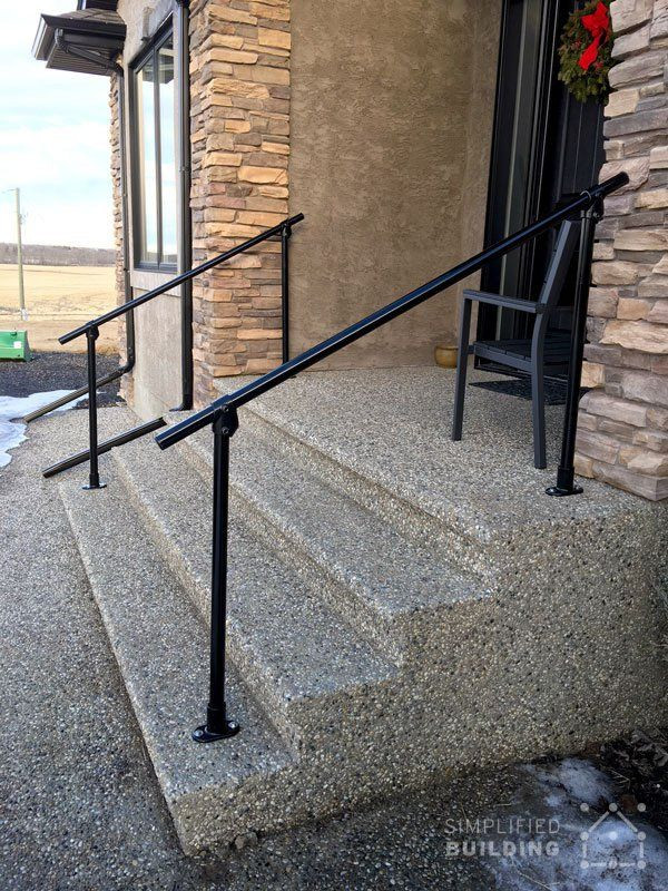 DIY Outdoor Stair Railing
 20 Beautiful Railings Built with Pipe diy railing
