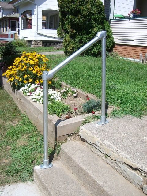 DIY Outdoor Stair Railing
 How to Build a Simple Handrail Simple hand rails