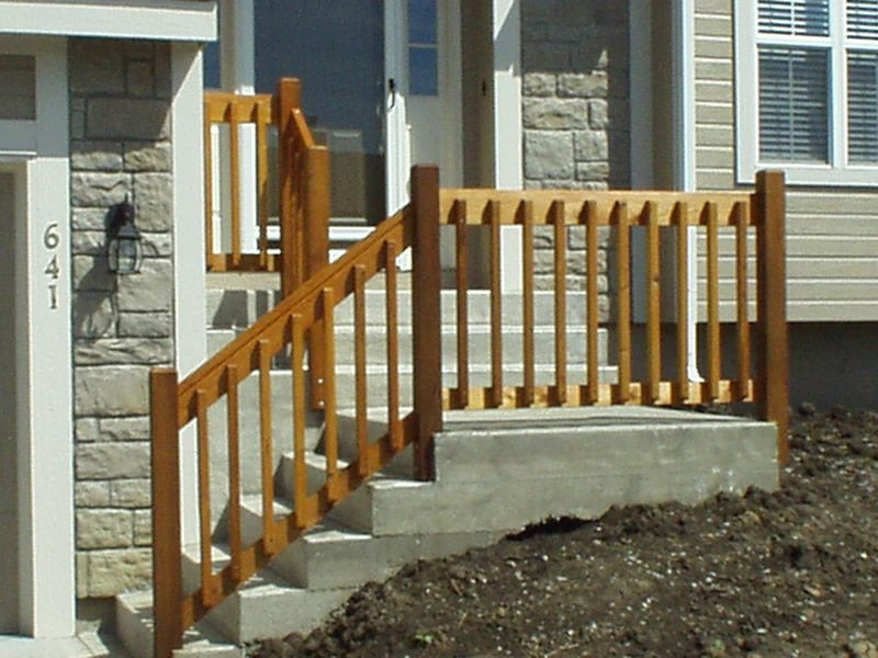 DIY Outdoor Stair Railing
 DIY WOODEN PORCH HANDRAIL IDEAS