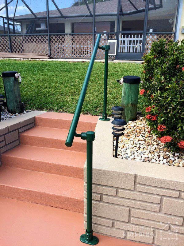 DIY Outdoor Stair Railing
 20 Beautiful Railings Built with Pipe diy railing
