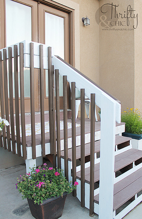DIY Outdoor Stair Railing
 DecoArt Blog DIY How to Transform Outdoor Stairs and