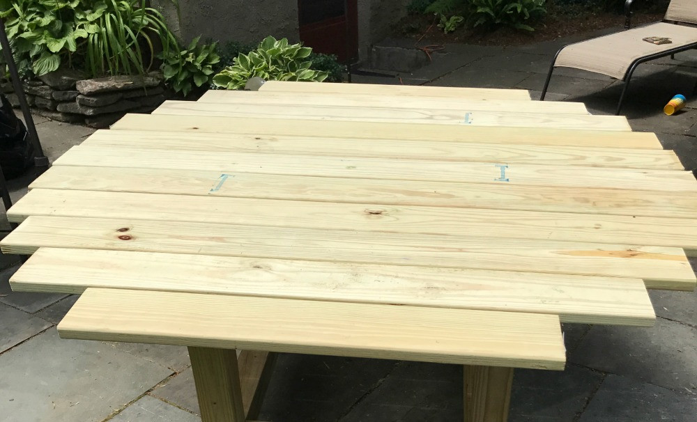 DIY Outdoor Table Top
 Outdoor Dining Table DIY Done Right