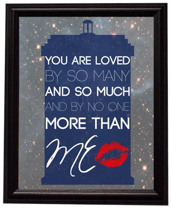 Dr Who Love Quotes
 Doctor Who 11th Doctor River Song Quote Art Print Geeky