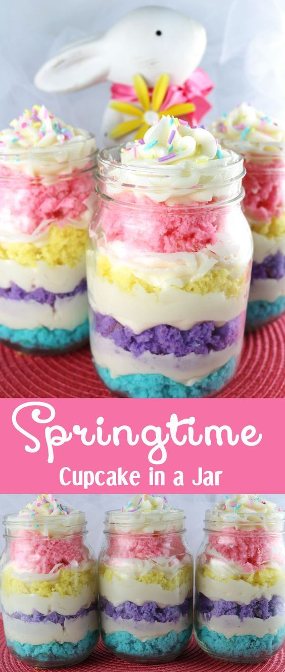 Easter Bake Sale Ideas
 Spring Mason Jar Cupcakes Over 20 of the BEST Cupcake