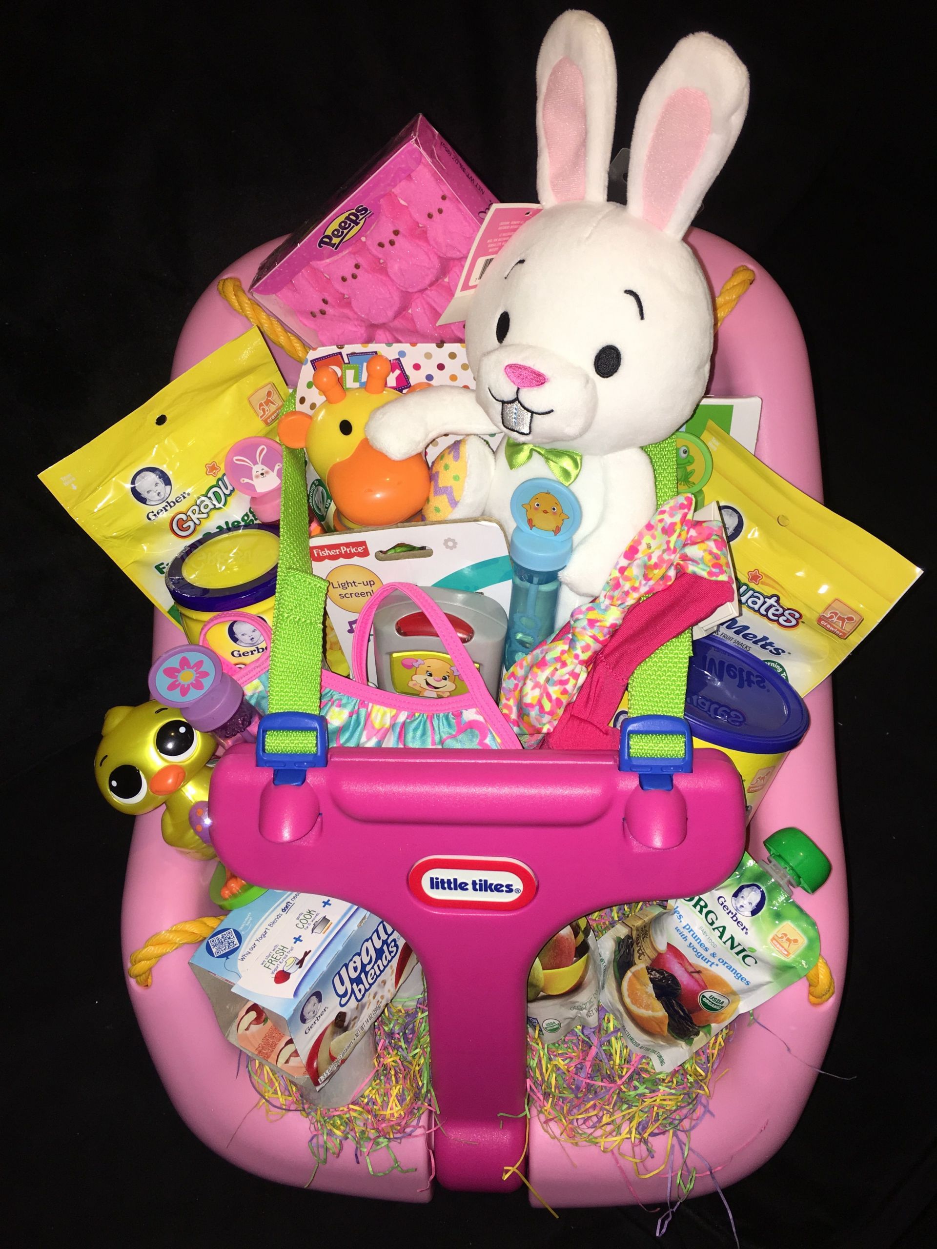 Easter Basket Ideas For Girlfriend
 Baby Girl First Easter Basket