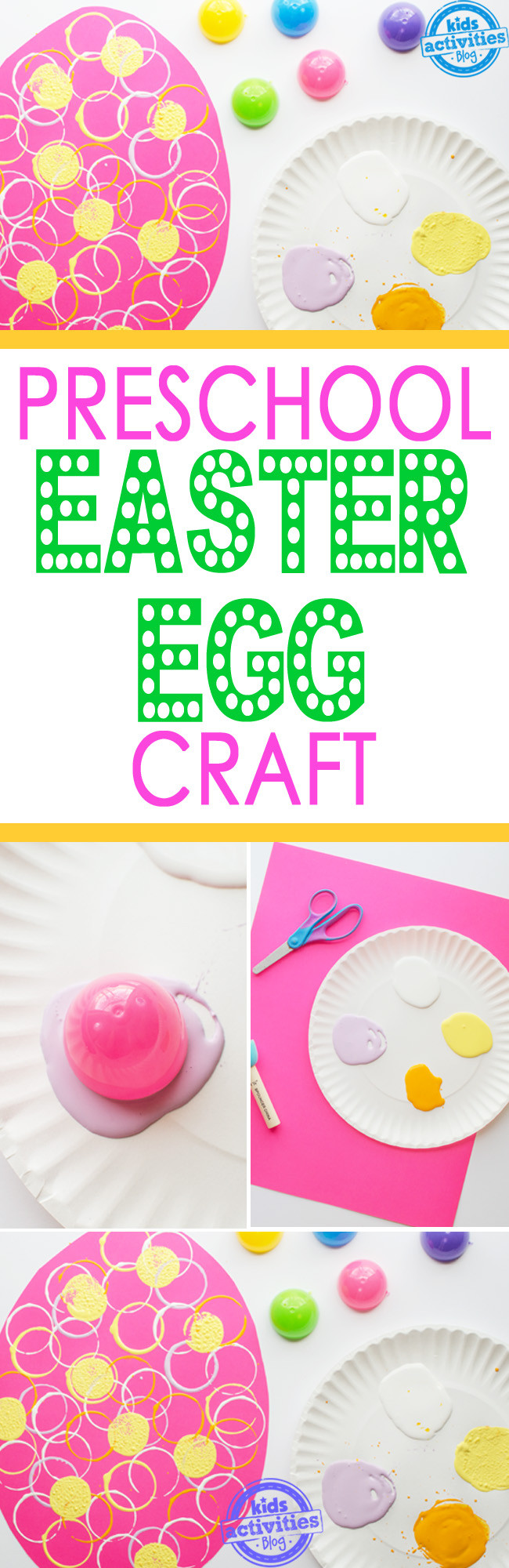 Easter Egg Crafts For Preschoolers
 Preschool Easter Egg Craft MAKE IT 
