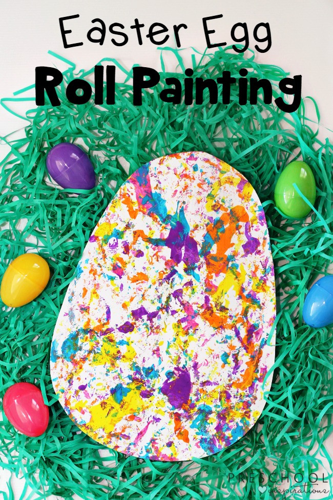 Easter Egg Crafts For Preschoolers
 Fun and Simple Easter Egg Roll Painting Preschool