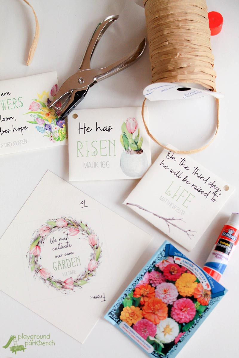 Easter Gifts To Make
 DIY Printable Biblical Seed Packets for Easter
